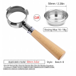 58mm 3 k&otilde;rva kohvi p&otilde;hjata portafiltri hoidik Breville Barista Mini/Max/Signature Sunbeam EM4300/5300/EMM5400BK espressomasina jaoks