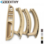 T&auml;iustatud siseukse k&auml;etoe paneeli uksek&auml;epide koos nahast v&auml;liskattega asendusega BMW X5 X6 E70 E71 E72 jaoks E70 folding button