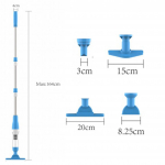 3in1 k&auml;eshoitav juhtmevaba laetav basseinitolmuimeja t&ouml;&ouml;tab rohkem kui 100 minutit Upgraded version valge