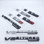 3D l&auml;ikivmust t&auml;hed E43 E53 E63 E63S V8 Biturbo 4matic ABS embleem Mercedes Benz AMG auto poritiiba pakiruumi W212 W213 kleebis red S big matt must v&auml;rv