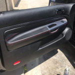 2*Must Esipaneeli K&auml;etoe Paneeli Nahkkattekate VW Golf 4 MK4 Jetta 2-ukselisele gray