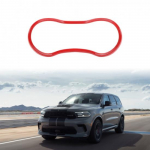 Car Dashboard trument Cover Trim Frame Accessories For Dodge Durango 2011+Red