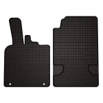 Dywaniki samochodowe gumowe do: Smart ForTwo II hatchback (2007-2014) - czarne, dopasowane