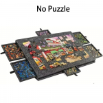 6-sahtliga pusla laud Kokkupandav pusla laua kaunistus Vildist pusla laud Suure mahutavusega dekoratiivne pusla hoiukast tumehall v&auml;rv