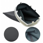 Gearshift lever boot for Renault For Clio 3 For Kangoo For Twingo 8200379961 8200393246 black silver dust cover leather