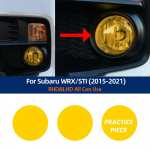 For Subaru WRX/STI 2015 2016 2017 2018 - Car Fog Light Protection Film Yellow Anti scratch PVC Protective Film Sticker for STI 2015-2021