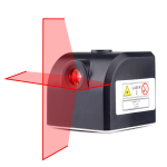 Kaasaskantav Mini Ristpunane Laserlood 2 joont 1 punkt 650nm Tasandusinstrument LED-indikaatori ja magnetilise kinnitusega