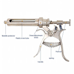 Loomade veterinaars&uuml;stal Kits Siga Lehm Pidev s&uuml;stimine Revolver Roostevabast terasest Vaktsineerimisp&uuml;stol Automaatne 10/20/30/50ml 10ml h&otilde;be
