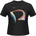 Rainbow Down to Earth Ritchie Blackmore T-s&auml;rk Meeste Unisex Must S mitmev&auml;rviline