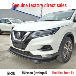Nissan Qashqai 19-20 Esiosa Jagaja Komplekt: Kulumiskindlad, modifitseeritud k&uuml;ljelaiendid ja esispoiler Matte Black