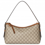 Gucci GG embleemiga helekuldse tooniga kaetud kangast keskmine &otilde;lakott Naiste &otilde;lakott beež 847449-FAD6L-9758 Basic Set (Bag+Dust Bag)