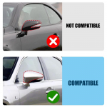 L&auml;ikiv must peeglikate - Lexus IS RC 200/300/350/450 2014-2020 jaoks - M-sarve disain