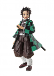 TAMASHII NATIONS Demon Kimetsu no Yaiba Tanjiro umbes PVC ABS v&auml;rvitud tegevuskuju S.H.Figuarts Slayer Kamado, 140mm, &
