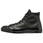 Chuck 70 Converse Mono Leather 'Black' 155454C 46.5