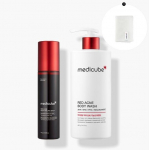MEDICUBE Red Acne Kehaprobleemide Kooriv Komplekt Kehapesuvahend + Kehakoorija Shot Du&scaron;ir&auml;tikuga