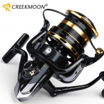 Tugev metallist pikkade visete rull 12+1BB Maksimaalne pidurdusj&otilde;ud 30kg Karpkala p&uuml;&uuml;gi keerlev rull Molinete Pesca Accesorios Mar Moulinet Peche En Mer 10000 Series