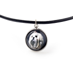 Lhasa Apso - necklace pendant with your photo, handmade, handcrafted jewelry by Art-Dog brand