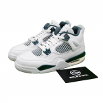 Air Jordan 4 Retro Oks&uuml;deeritud Roheline Valge Noorem Laps AJ4 Vabaaja GS FQ8213-103 36