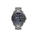 Diesel Kell Kvartsmehhanism Roostevabast terasest rihm 51 mm Sinine sihver 100 m veekindel Unisex kellad DZ4329 Blue Dial