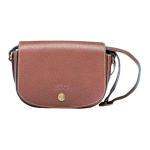 Longchamp &Eacute;pure Kl&otilde;pskinnitusega Reguleeritava &Otilde;larihmaga Nahast Crossbody Kott V&auml;ike Naiste crossbody kott Pruun 10253HYZ035 Basic Set (Bag+Dust Bag)