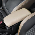 FOR SKODA KAMIQ Central armrest box set Hand box protective leather cover Automotive interior modification beež