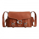 Coach Soft Tabby 26 Logo Kl&otilde;psuga Nahast &Otilde;la-Crossbody Kott Keskmine Naiste kotid Poleeritud H&otilde;be-Merevaik CT721-LHBAR Basic Set (Bag+Dust Bag)
