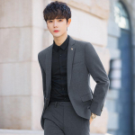 Kevadine ja s&uuml;gisene ruuduline v&auml;ike &uuml;likond meeste &uuml;likond Korea versioon trendikas slim-fit ruffian n&auml;gus vabaaja &uuml;likonna jakk top S