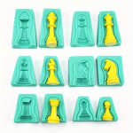 12 tk/komplekt 3D Male Silikoonvorm Koogivorm Loominguline K&uuml;psetusvorm Male Meelelahutus Loominguline Koogivorm