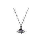 Vivienne Westwood Teemant S&uuml;dame Ripatsiga Kaelakee Unisex kaelakee P&uuml;ssirohuhall 630203BV02S326S326 Box
