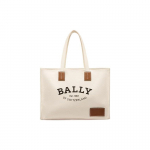 Bally Prantsuse Commuter Logo Prindi Detail Kangas ja Nahast T&otilde;mblukuga Kotid Naiste T&otilde;mblukuga Kotid Helebeež 6301346 Basic Set (Bag+Dust Bag)
