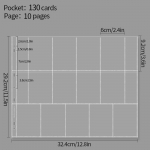 5-15 v&otilde;rguga kaust Fotokaardi hoidja 10-90 tk Siseleht Suure mahutavusega fotoalbum Iidolikaardi kogumikuraamat Poka kaartide kaust Album