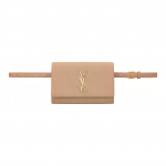 Yves Saint Laurent Ysl Kate Kuldse Logoga Reljeefne Nahast V&ouml;&ouml;kotid Naiste V&ouml;&ouml;kotid Tumebeež 534395-BOW0J-2721 Basic Set (Bag+Dust Bag)