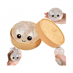 (Valge) S&auml;delev pelmeen, S&auml;deleva pelmeeni squishy karp, &Auml;revuse leevendus Fidget sensoorne pehme pigistatav dekompressioonitainas Stressikingitused (Sinine)