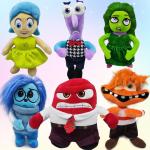 Inside Out 2 Riley pehmem&auml;nguasi Armas &auml;revuse nukk, millel on R&otilde;&otilde;m, Hirm, Vihastus, Vastikus, Kurbus. Pehme kaisumudel kogumiseks