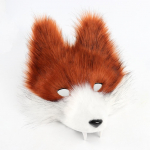 Rebase-Hundi Maski ja Sabaga Komplekt T&uuml;drukutele Halloweeni Kassimaski Saba Cosplay Rebase Maski Hundi Saba Kost&uuml;&uuml;mi Tarvikud Peole
