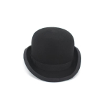 Suur Suurus 100% Villvildist Silinder Meestele Formaalne Fedora Naistele Halloweeni Bowler M&uuml;ts H&auml;rrasmehe M&uuml;ts Trilby V&otilde;luri M&uuml;ts 54-62cm S 54-56cm must