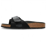 Birkenstock Oita libisemiskindlad kulumiskindlad pl&auml;tud Naiste Must Kitsas 1029313 37