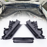 BMW X5 X6 E70 E71 E72 jaoks Eralduspaneel Mootoriruum 3-osaline komplekt 51717169420 51717169421 51717169419 must