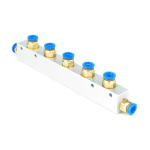 Surveliitega 8mm 2/3/4/5/6/7/8/9/10-tee pneumaatiline &otilde;hujaotusplokk jagaja 20x25mm liitmikega