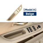 Vasakpoolse rooliga auto siseukse k&auml;epideme paneeli kattekaas BMW E60 E61 5. seeriale 520 525 528 2008-2010 51416983705 Must Beež Beige Model A