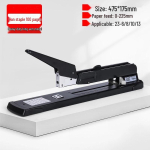 T&auml;iustatud eriti pika k&auml;ega raskeveokite sadelt&ouml;&ouml;tlusklammerdaja 100 sheets heavy-duty stapler black