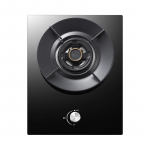 Royalstar Sisseehitatud &uuml;he p&otilde;letiga gaasipliidiplaat karastatud klaasiga CN pistikuga (adapter kaasas) 5.2kW/5.0kW High Power Burner