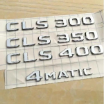 3D Mustad T&auml;hed Auto Pagasiruumi Embleem Mercedes W218 W219 CLS 53 63 220 250 260 300 320 350 400 450 500 jaoks Logo Tarvikud CLS53 h&otilde;be