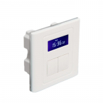 2-ne automaatne 220V taimeriga seinaswit&scaron; valgustuse juhtimiseks (White,86*86*38mm&Universal Standard) valge