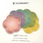 Le Creuset Lillekujulised Taldrikud Kerge Vikerkaar 14cm Komplekt 5