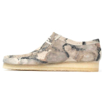 Clarks Suede &Uuml;mara varba paelkinnitusega pahkluusaapad Meeste saapad Hall Valge Kamuflaaž 26148590 40 gray