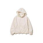 UNIQLO Vabaaja &Uuml;hev&auml;rviline Eemaldatava Kapuutsiga Pikkade Varrukatega Jakk Naiste jakid Kreemjas-Valge 462181-30 M white