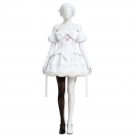 Sua Cosplay Kost&uuml;&uuml;m Valge Kleit Halloweeni Peoks Cosplay XL valge