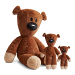 Armas karupoiss pehmo pl&uuml;&uuml;sist m&auml;nguasi unisex laste peokink pehmed karupojad t&uuml;drukutele ja poistele 30cm brown