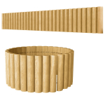 Aiaaed Puidust aed 176 cm x 30 cm Aiaelemendid Koeraaed aiakujunduseks Lillepeenrad Loomat&otilde;ke 176 x 2.7 x 30 cm looduslik